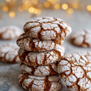 gingerbread crinkle cookies
