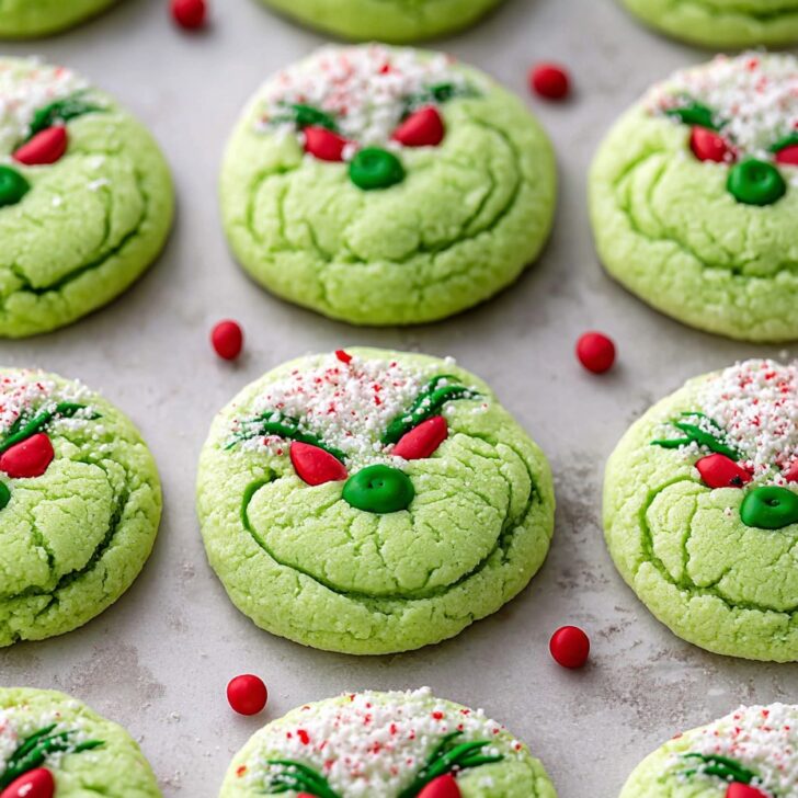 Grinch Christmas Cookies