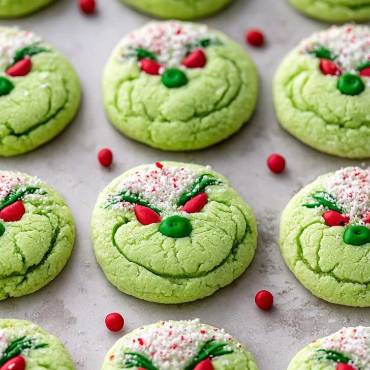 Grinch Christmas Cookies