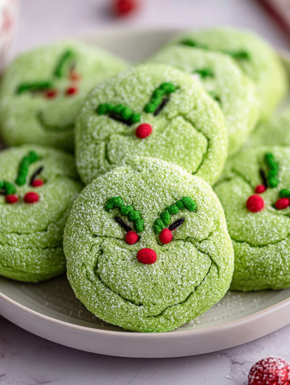 Grinch Christmas Cookies