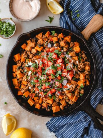 Ground Turkey Sweet Potato Skillet Dinner Even Picky Eaters Love