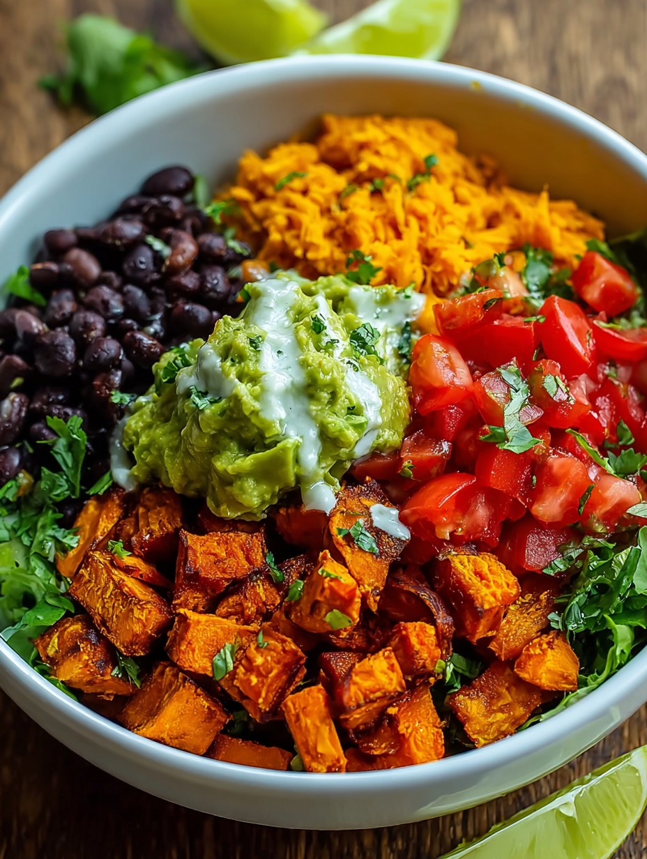 Healthy Sweet Potato Burrito Bowl