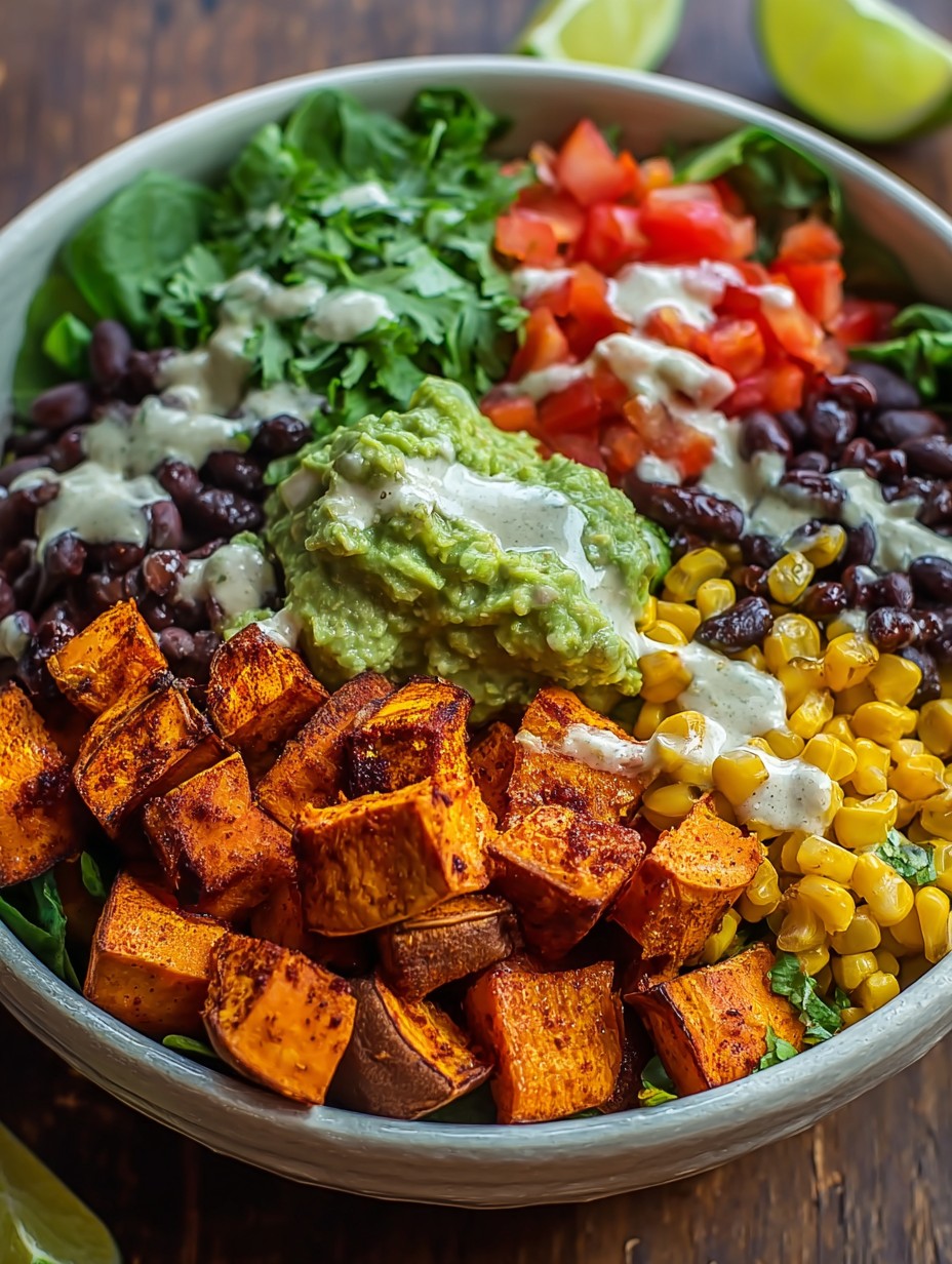 Healthy Sweet Potato Burrito Bowl