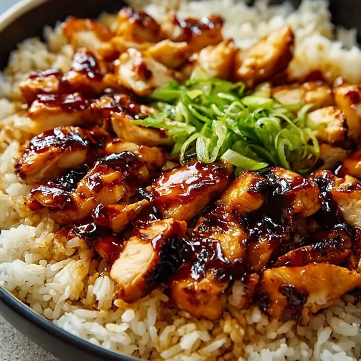 Honey BBQ Chicken Rice