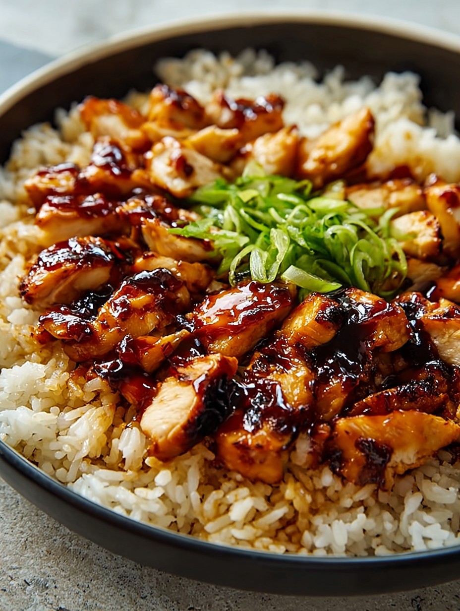 Honey BBQ Chicken Rice