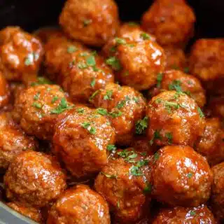 honey buffalo crockpot meatballs