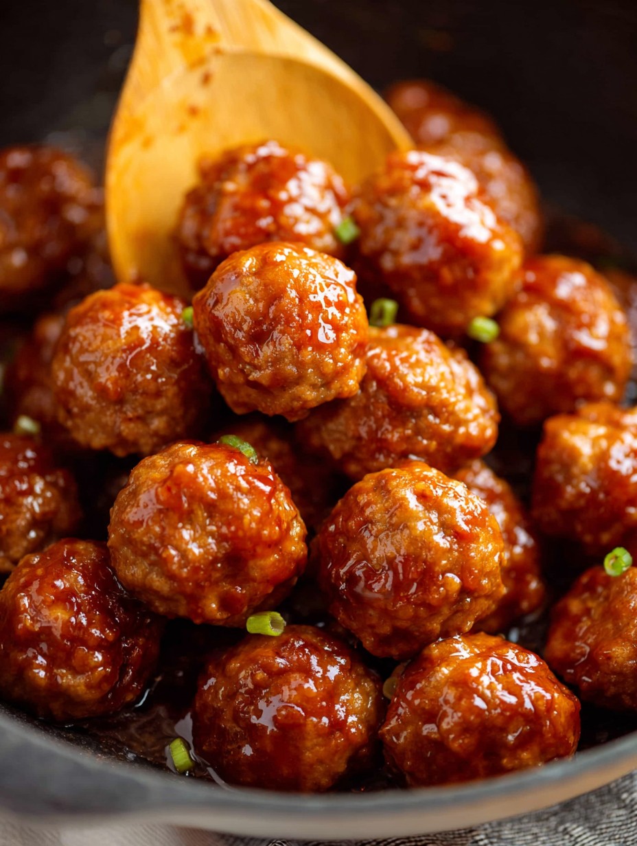 Honey Buffalo Crockpot Meatballs