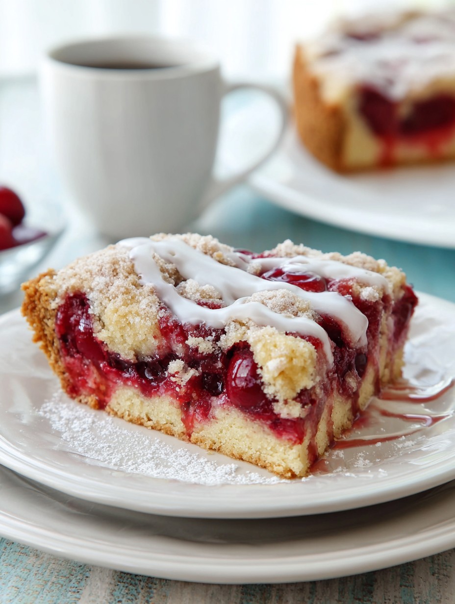 How To Make Cherry Coffee Cake