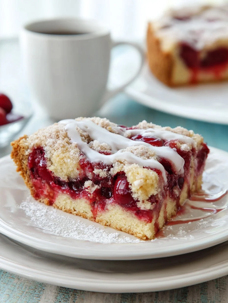 How To Make Cherry Coffee Cake