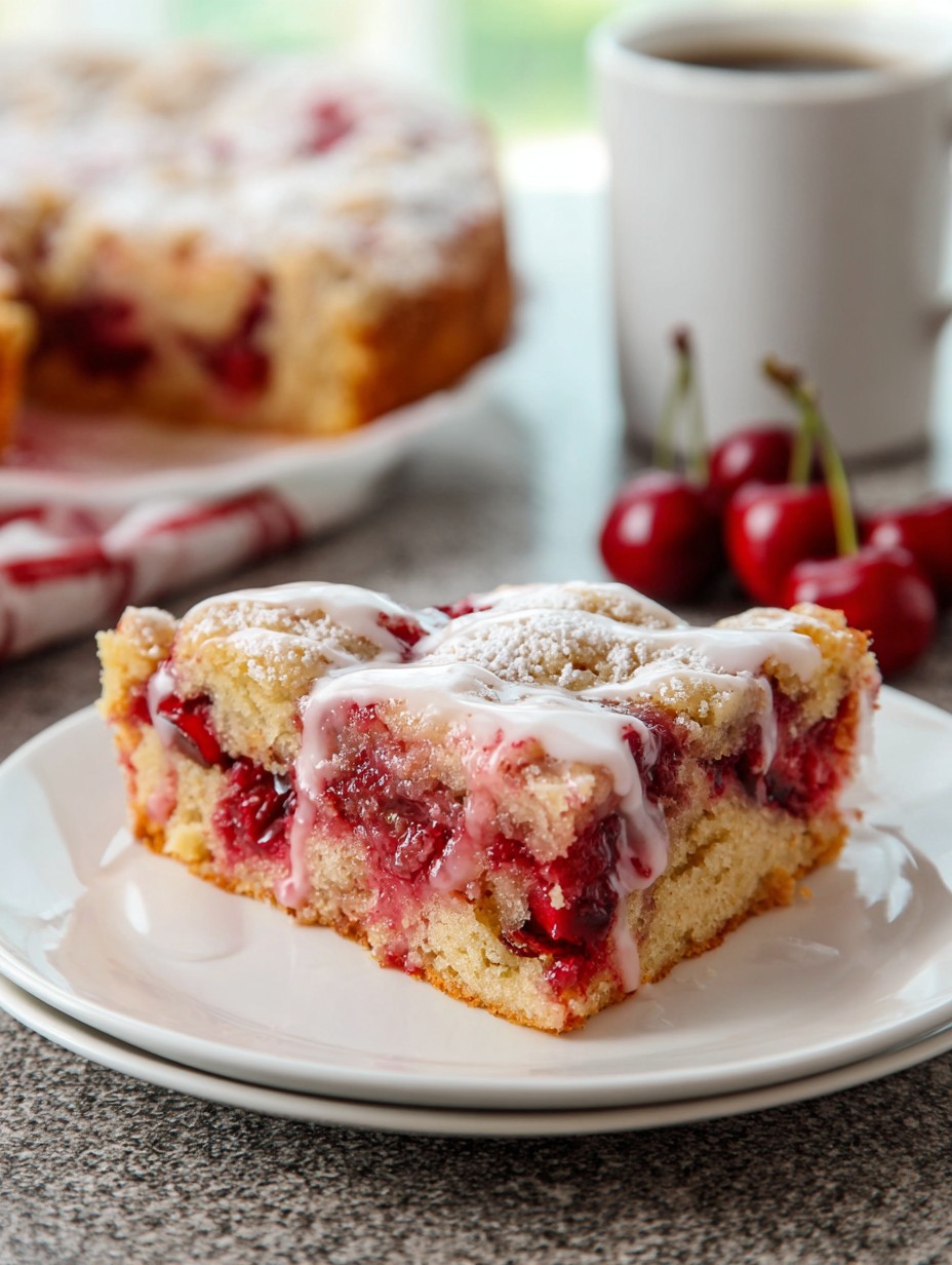 How To make Cherry Coffee Cake