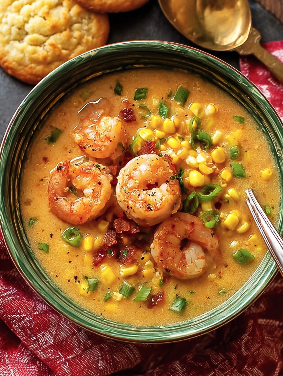 New Orleans Shrimp and Corn Bisque
