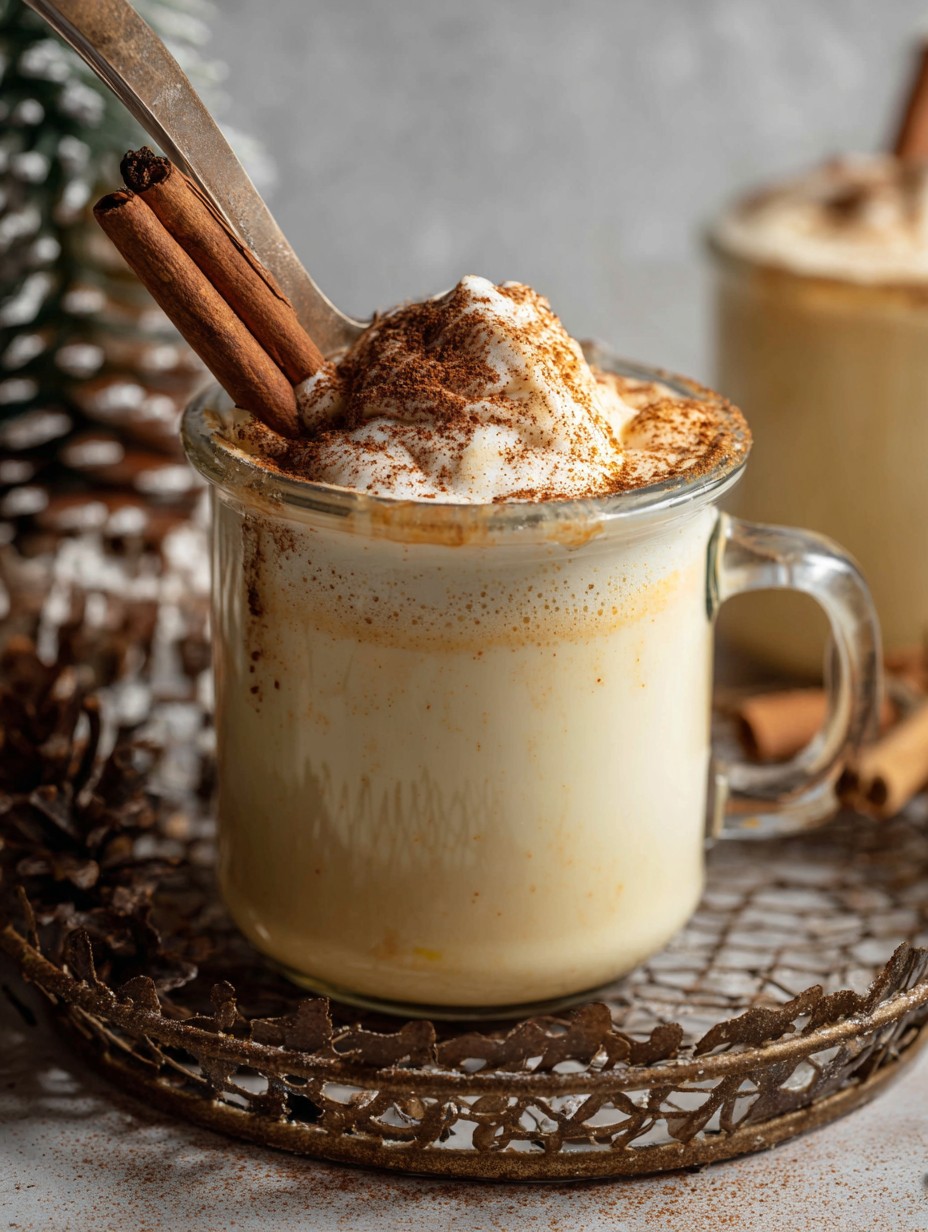 Non-Alcoholic Homemade Eggnog
