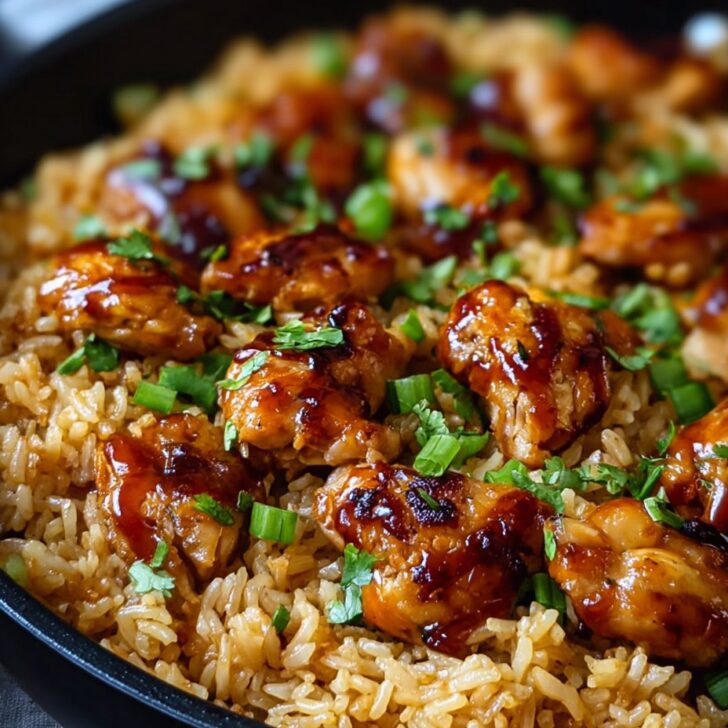 One-Pan Honey BBQ Chicken Rice