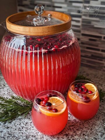 Orange Cranberry Holiday Punch: My Favorite Festive Party Trick