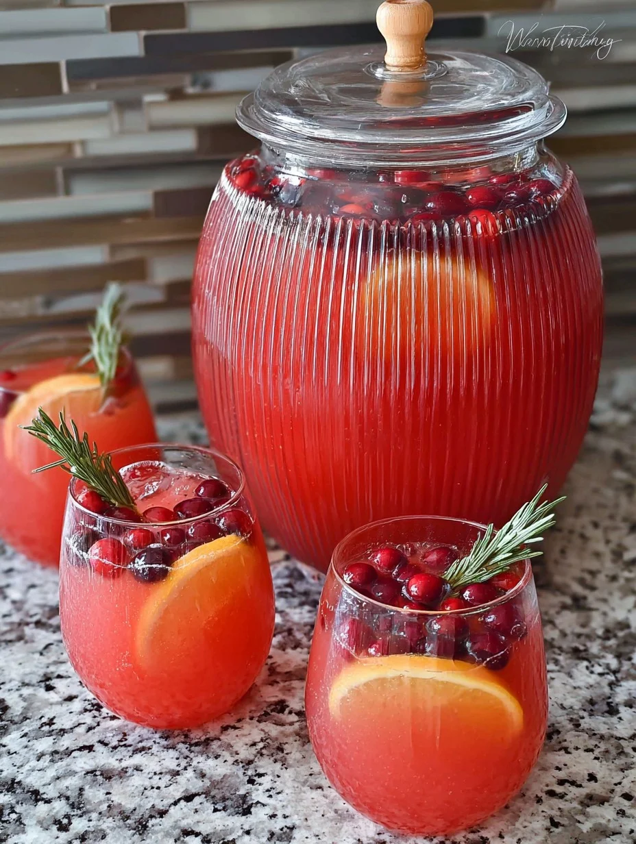 Orange Cranberry Holiday Punch