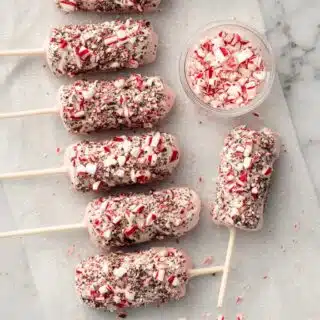 peppermint marshmallow wands