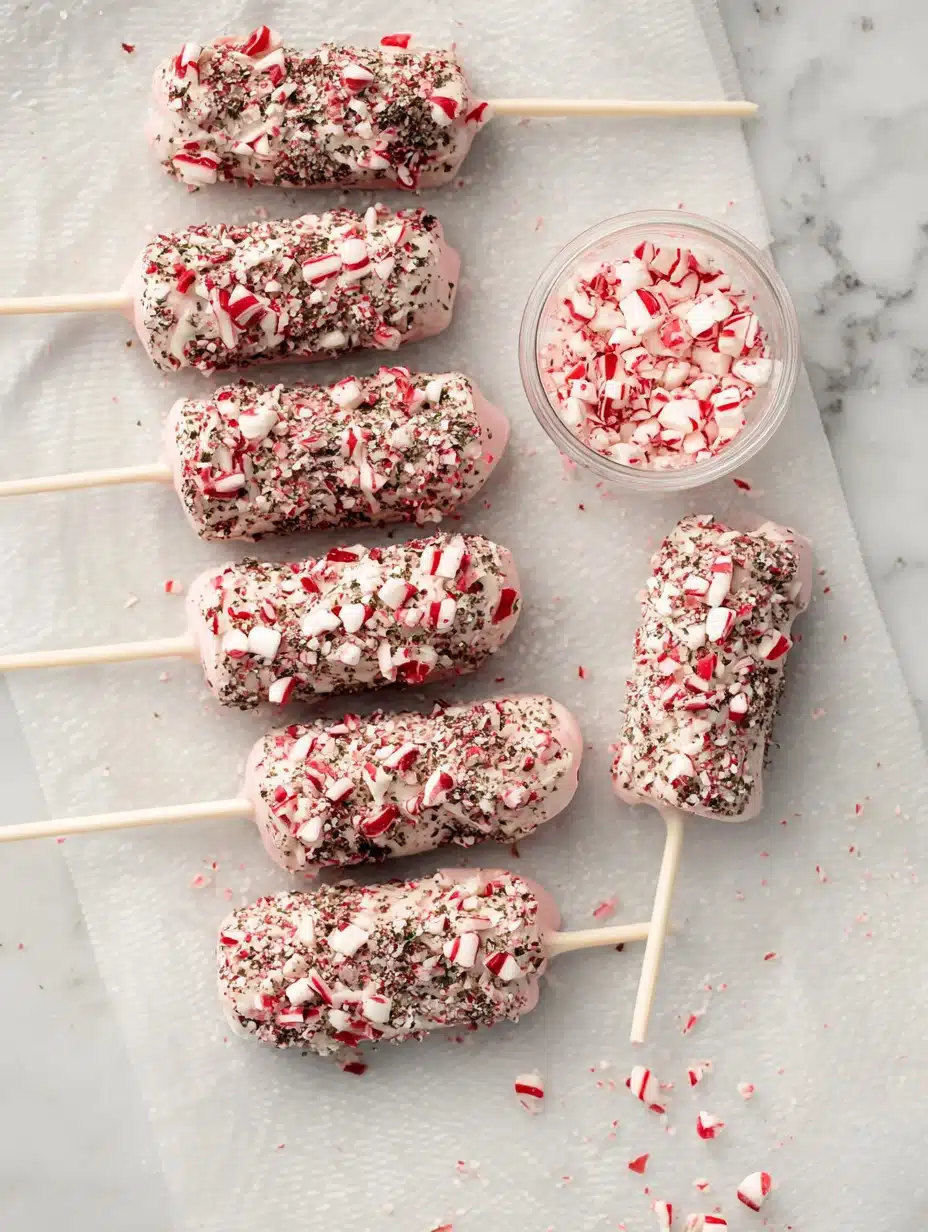 Peppermint Marshmallow Wands