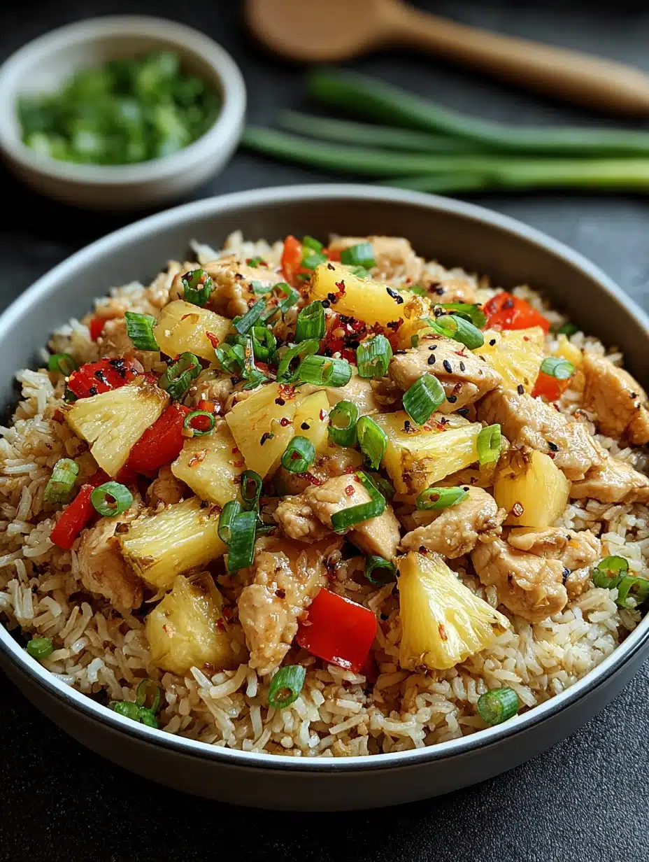 Pineapple Chicken Rice