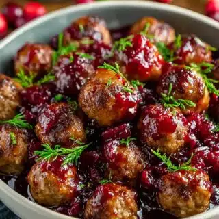 quick christmas cranberry meatballs for festive gatherings