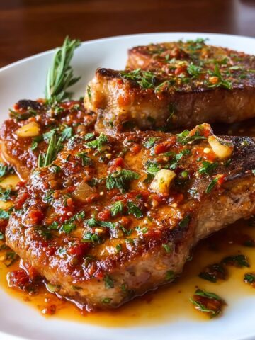 Sicilian Pork Chops Recipe