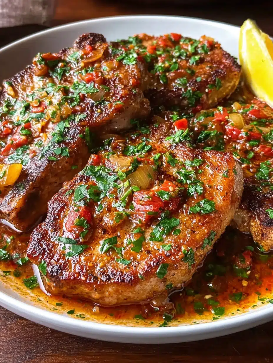 Sicilian Pork Chops Recipe