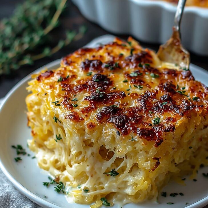 Spaghetti Squash Au Gratin Recipe