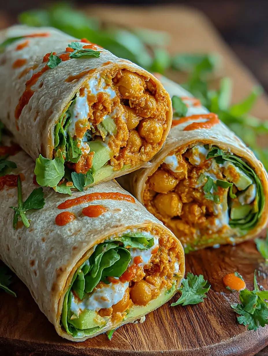 Spicy Buffalo Chickpea Wraps: A Flavorful Plant-Based Delight