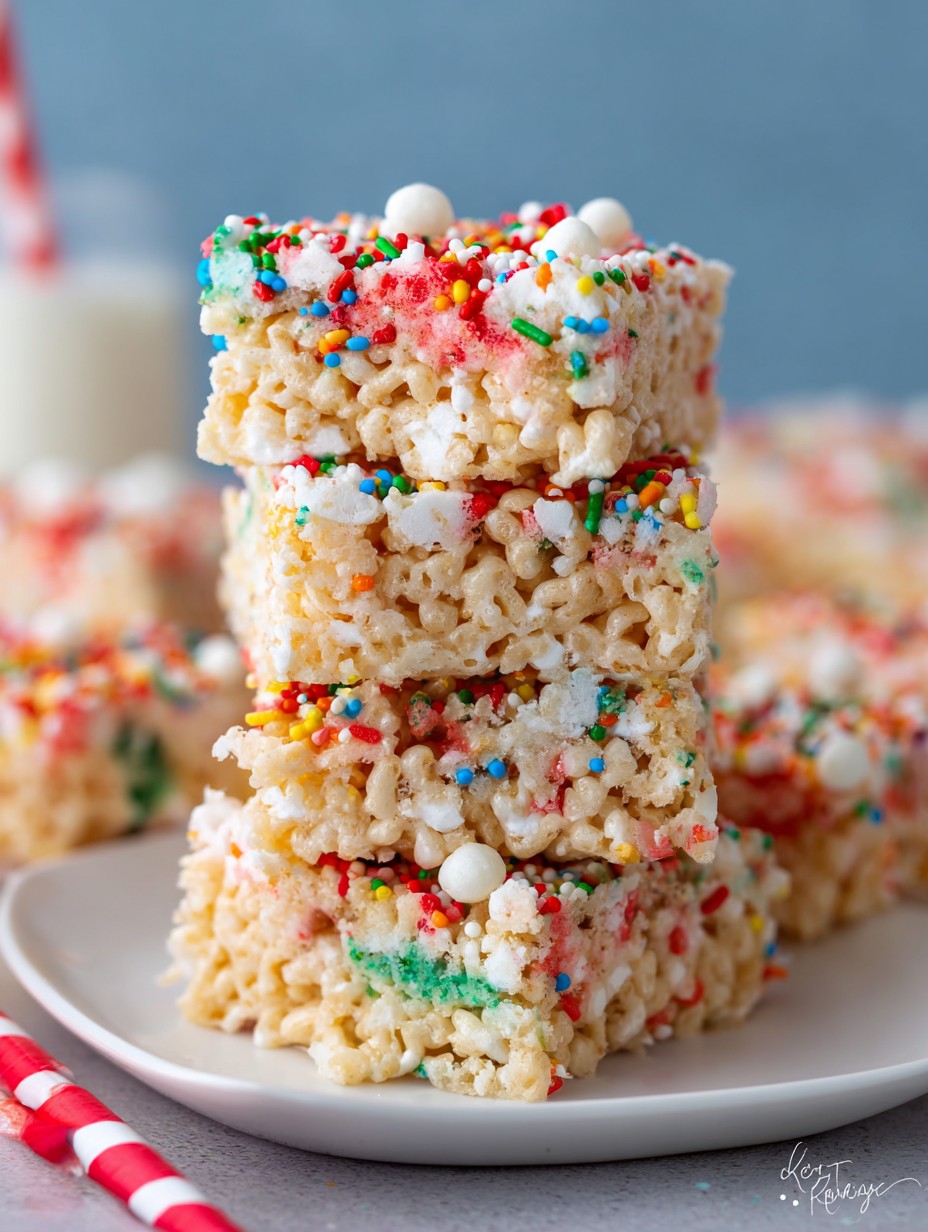 Sugar Cookie Rice Krispie Treats