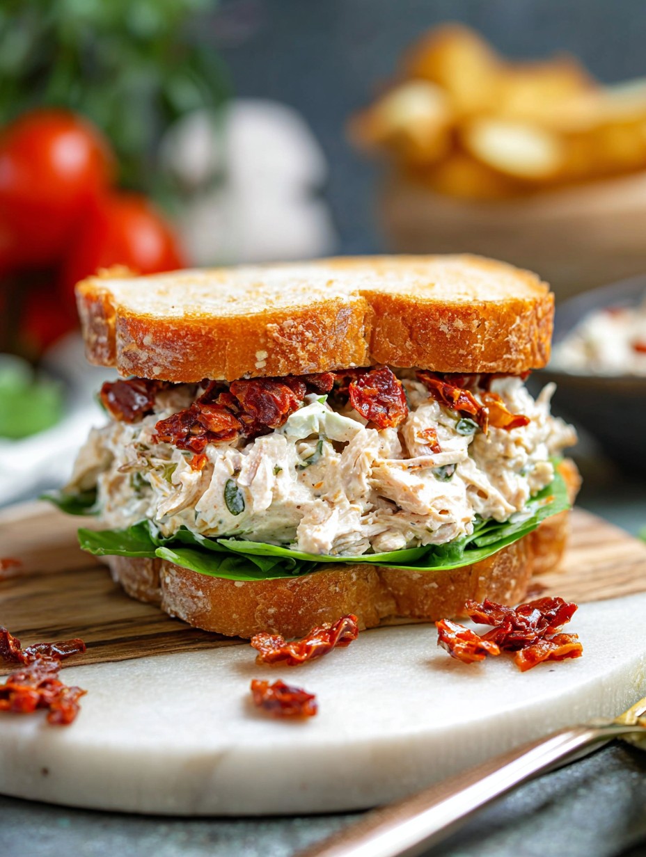 Sun-Dried Tomato Chicken Salad