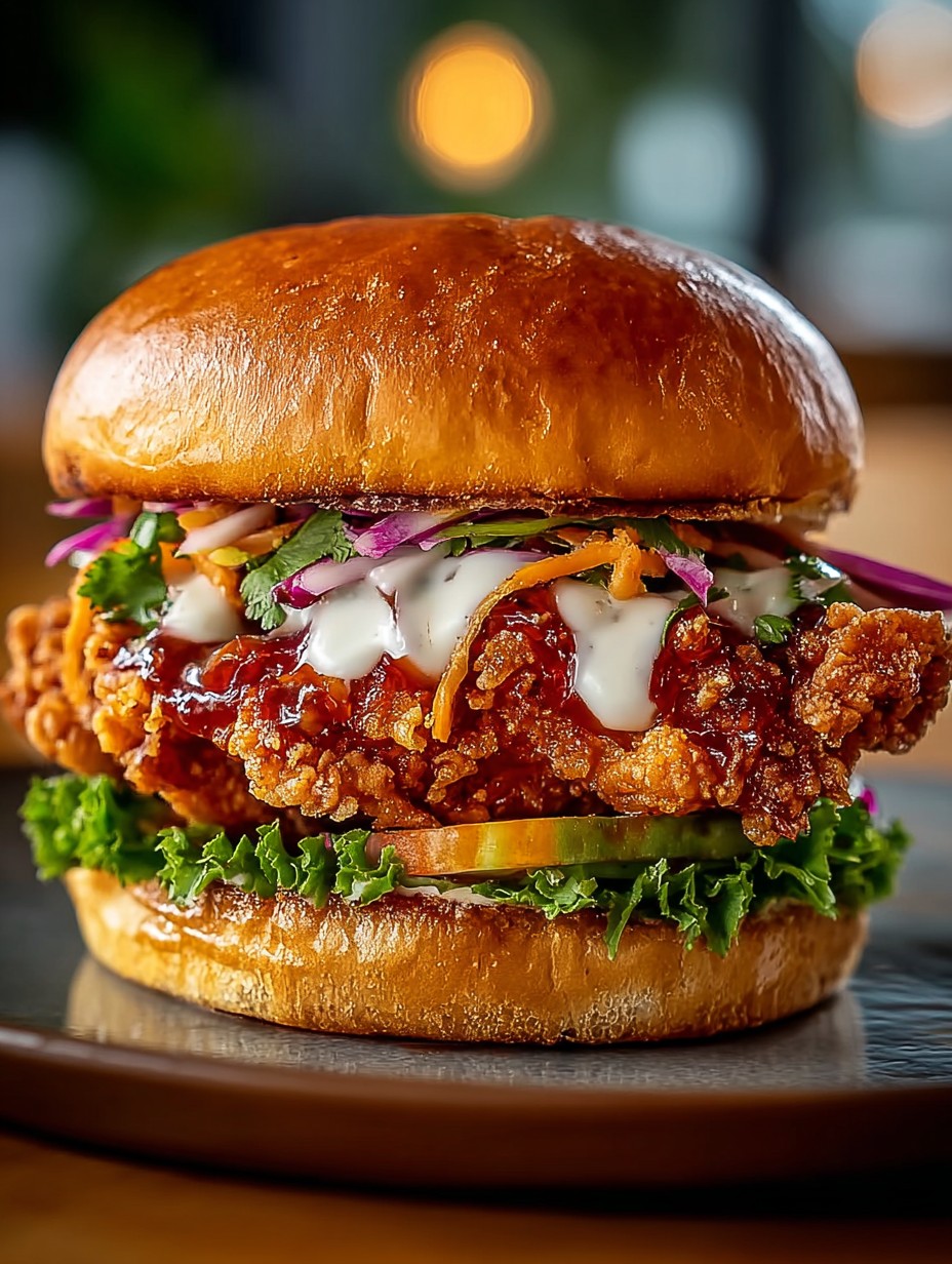Thai Fried Chicken Sandwich