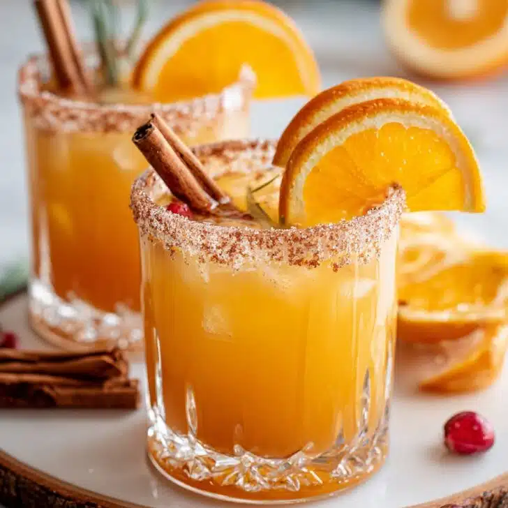 Warm Cinnamon Orange Delight Mocktail Fall Recipe