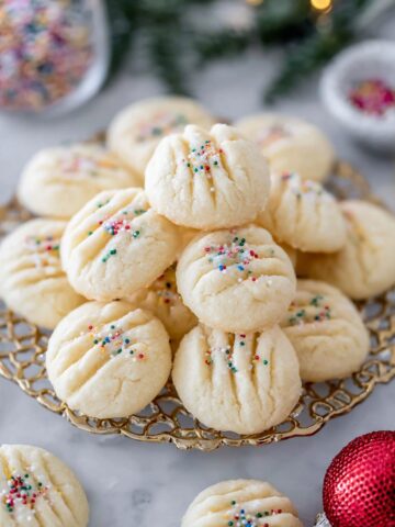 Whipped Shortbread Cookies