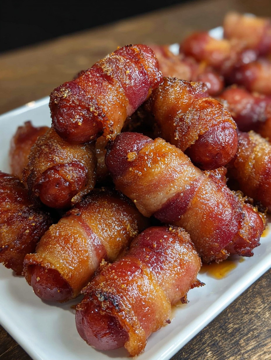 Bacon Wrapped Little Smokies Easy Party Appetizer