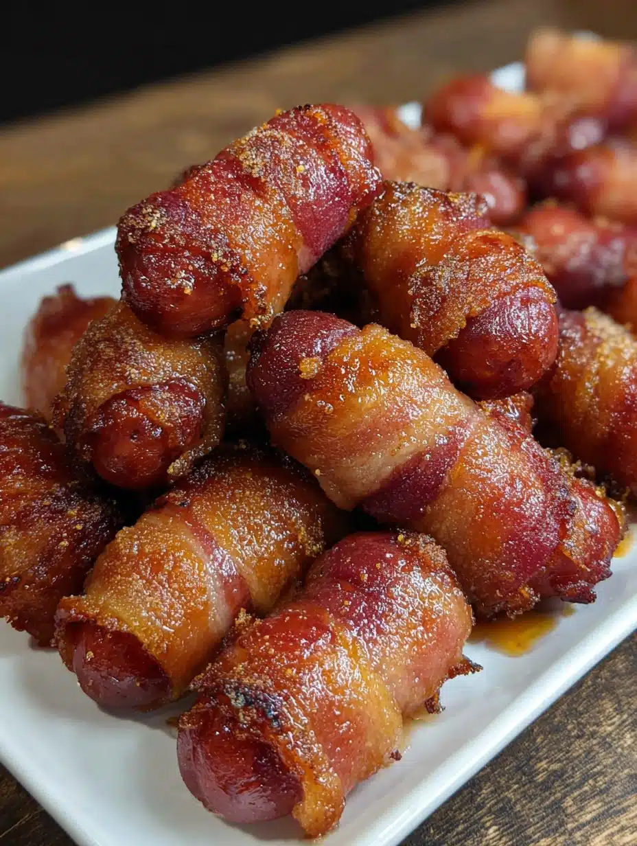 Bacon Wrapped Little Smokies Easy Party Appetizer