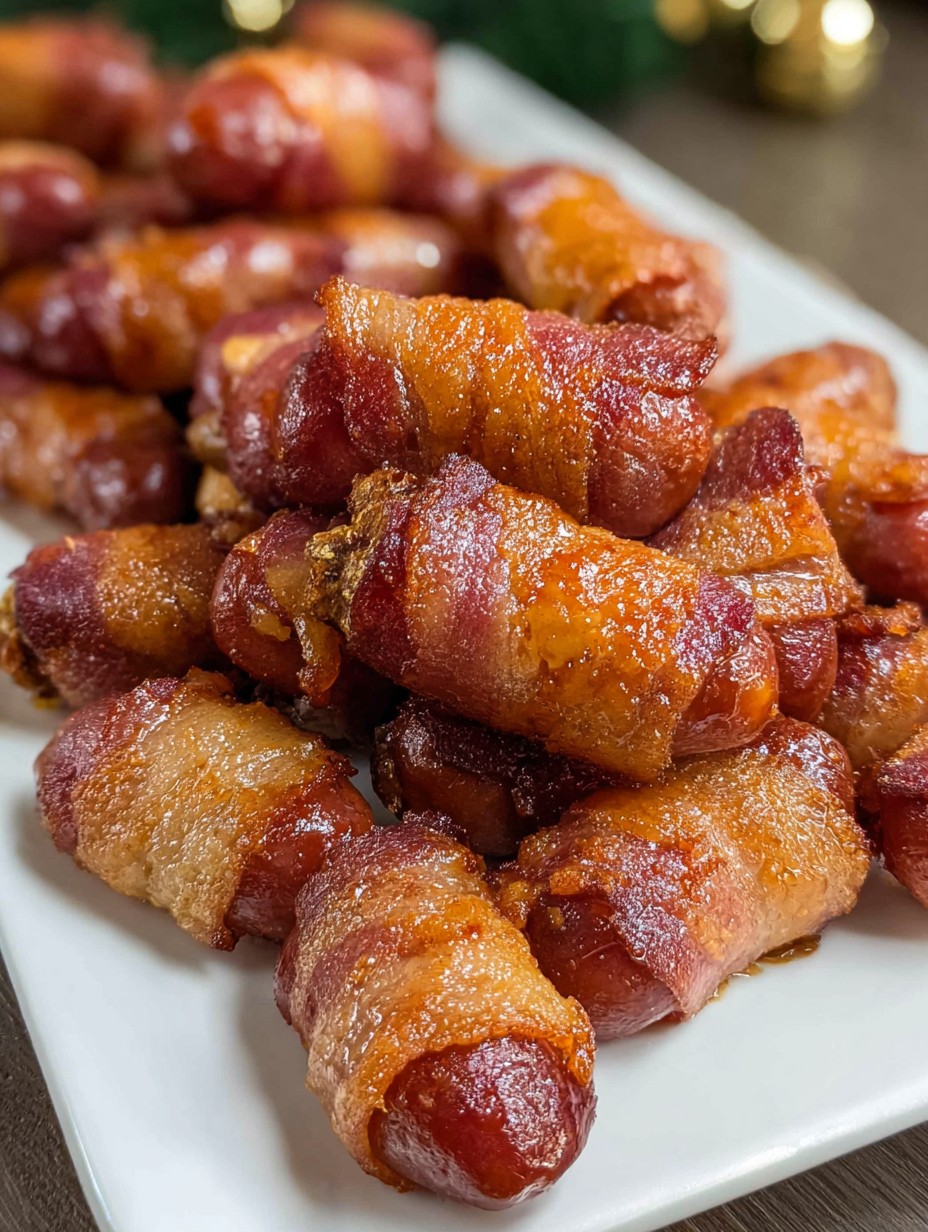 Bacon Wrapped Little Smokies Easy Party Appetizer