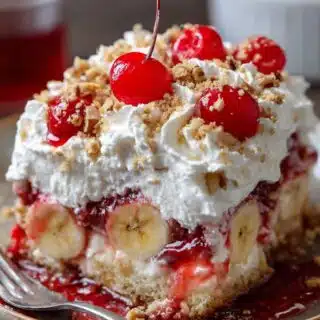 banana split dump cake recipe