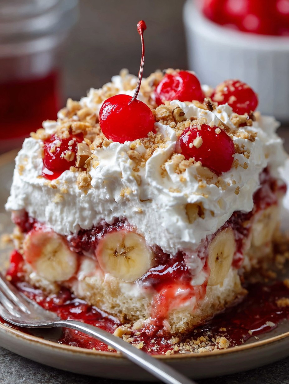 Banana Split Dump Cake Recipe