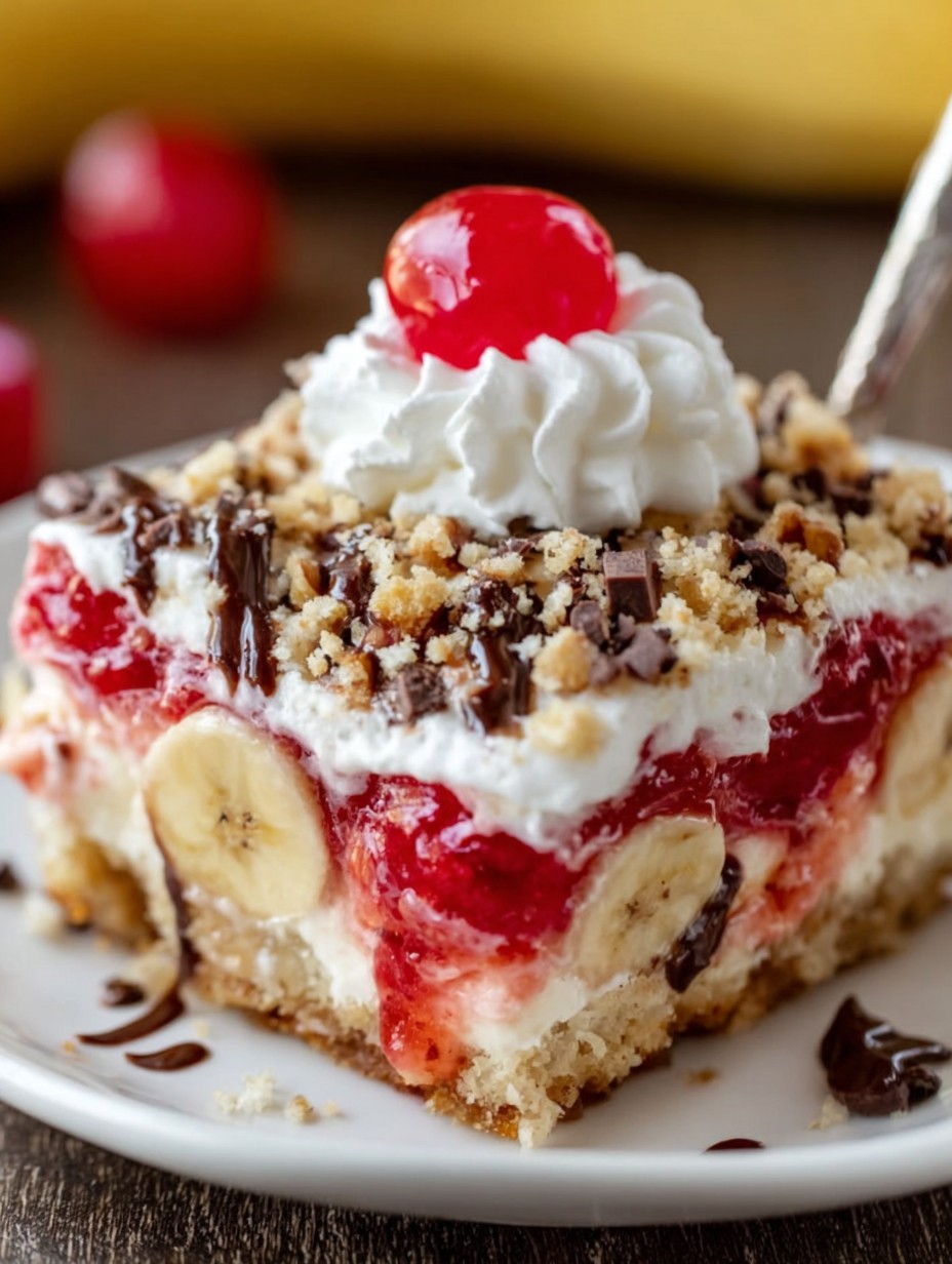 Banana Split Dump Cake Recipe