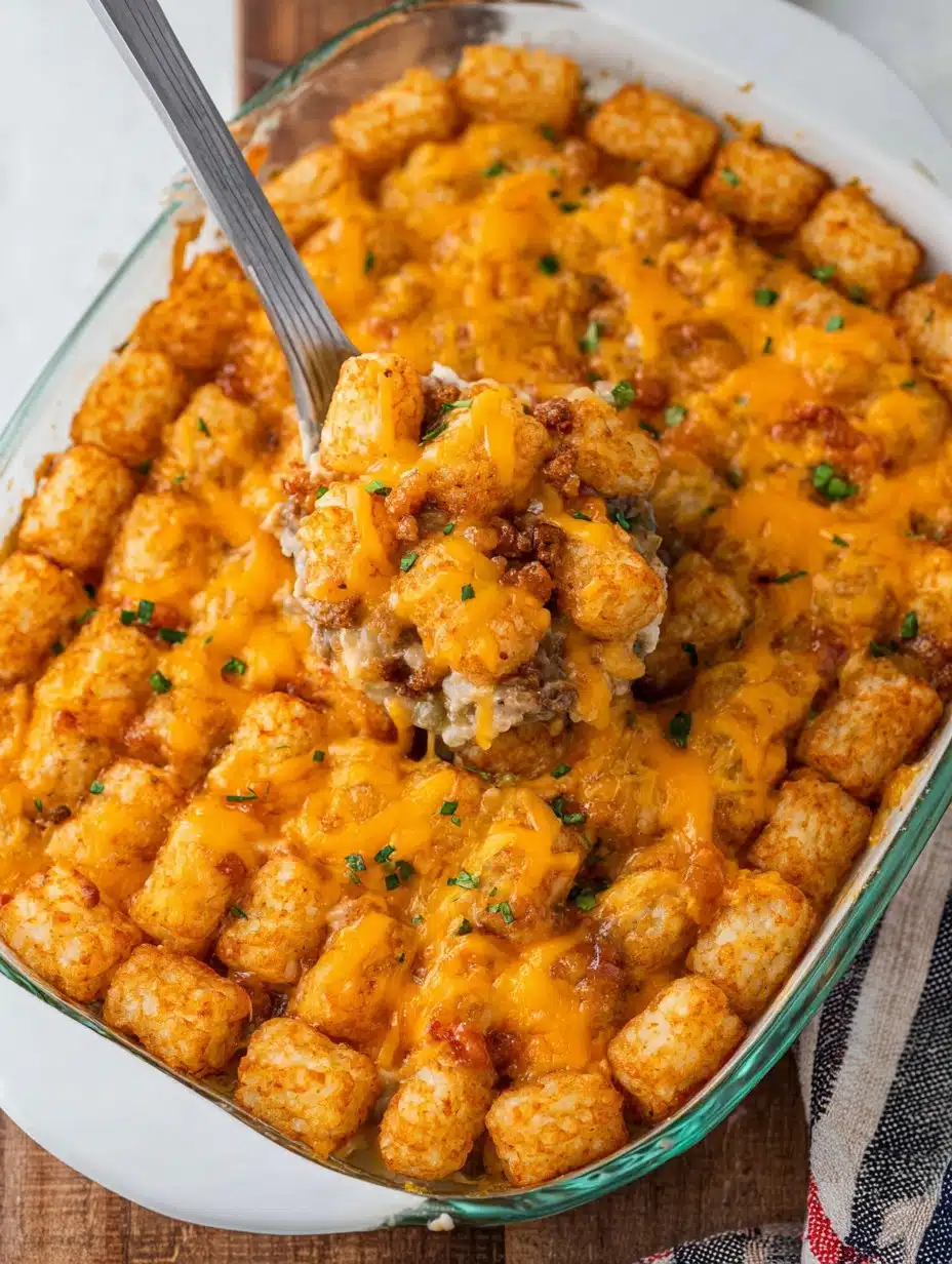 BEST Tater Tot Casserole