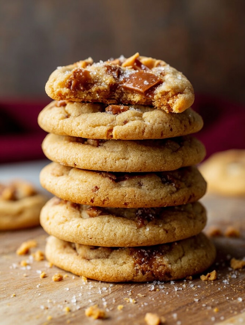 Brown Butter Toffee Cookies Recipe