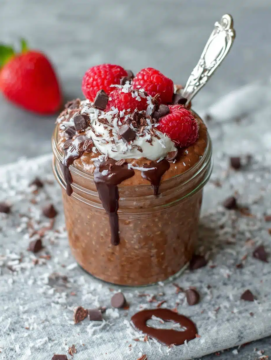 Brownie Batter Overnight Oats