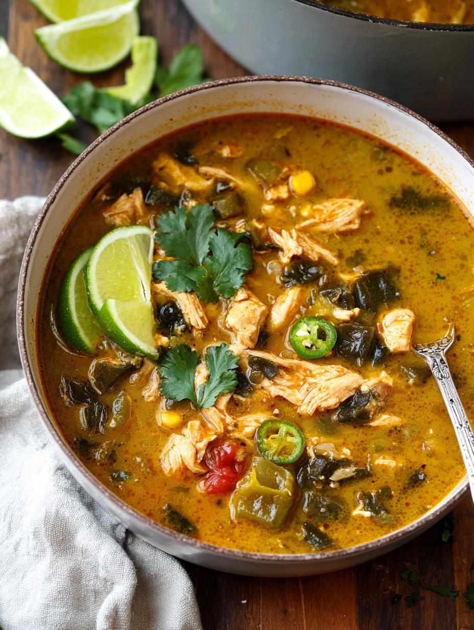 Chicken Poblano Soup