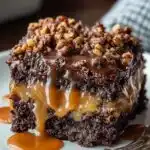 chocolate caramel dump cake recipe easy delicious
