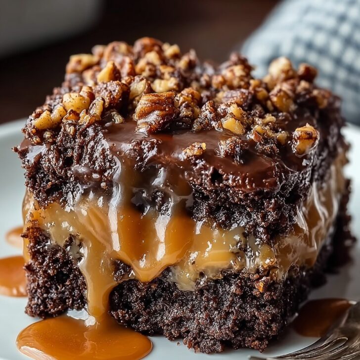 Chocolate Caramel Dump Cake Recipe - Easy & Delicious Treat
