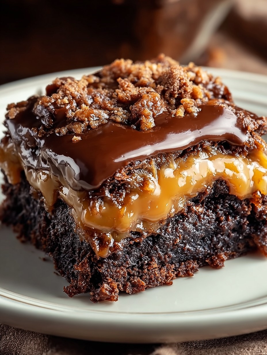 Chocolate Caramel Dump Cake Recipe - Easy & Delicious