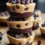 chocolate chip cookie dough cups recipe