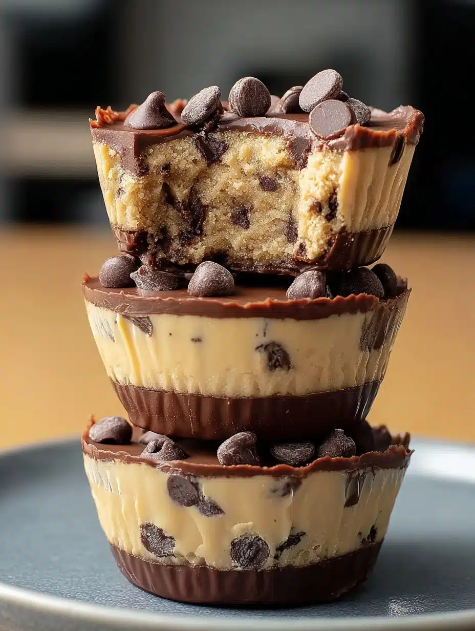 Chocolate Chip Cookie Dough Cups Recipe
