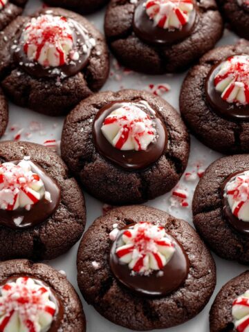 Chocolate Peppermint Blossoms, Christmas Cookies Idea Guide
