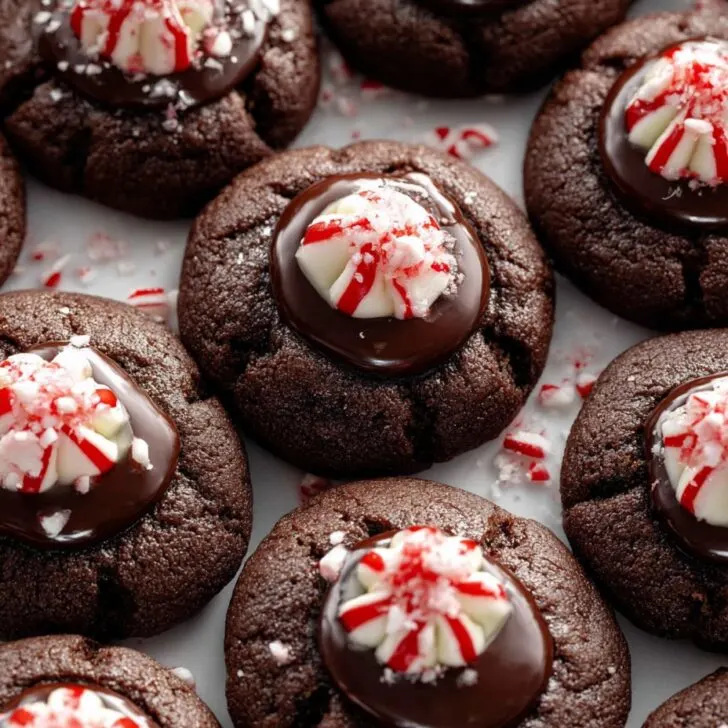 Chocolate Peppermint Blossoms, Christmas Cookies Idea Guide