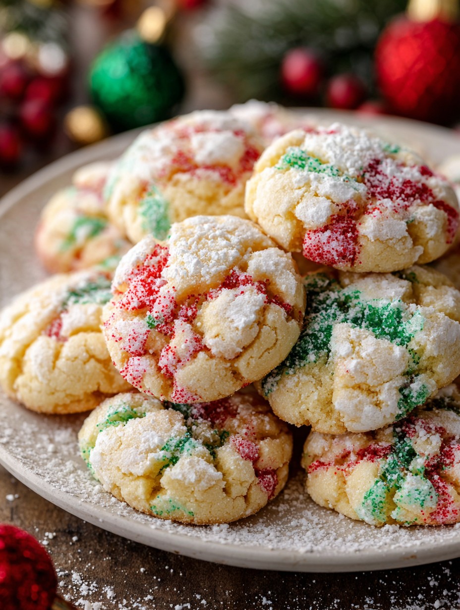 Christmas Gooey Butter Cookies